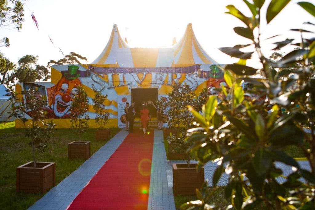 Silvers Circus help Fight Cancer Foundation raise funds for cancer patients at Red Ball.