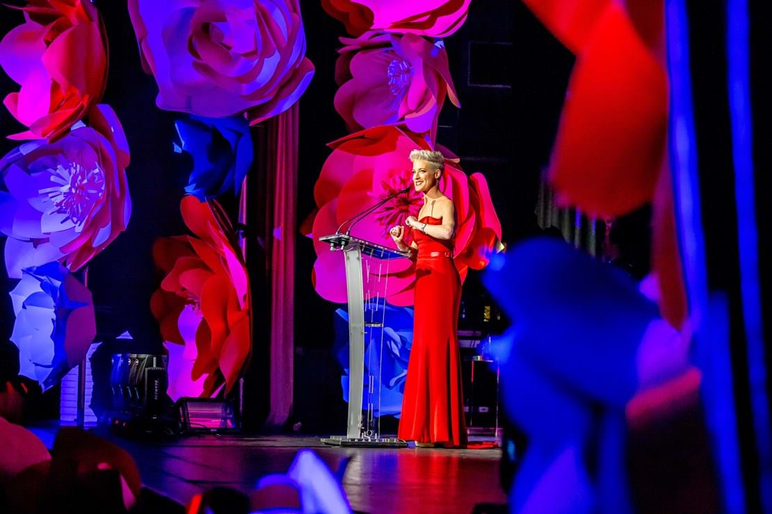 Jo Stanley hosted the 27th annual Red Ball Melbourne.